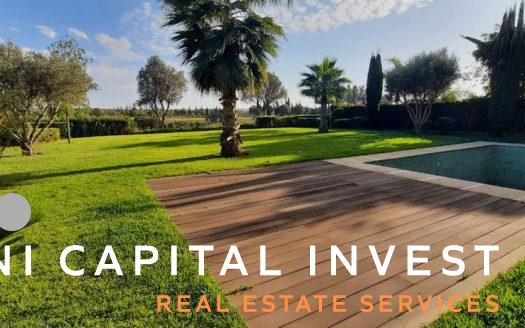 Villa Front Golf Isolated 4 Ch Palmeraie Bouskoura